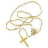 10KR+W 14.00CTW BAGUETTE DIAMOND SQUARE CLUSTER – product view