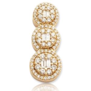 14KY 0.55CTW ROUND DIAMOND CIRCLE CLUSTER