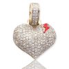 10KY 1.50CTW DIAMOND DOGTAG PENDANT – product view