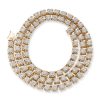 10KR+W 16.75CTW BAGUETTE DIAMOND SQUARE CLUSTER – product view