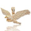 14KW 1.45CTW DIAMOND HAMZA PENDANT – product view