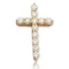 14KY 1.25CTW DIAMOND MIAMI CUBAN JESUS PENDANT – product view