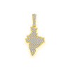 Mexico Diamond Pendant – Yellow Gold – product view