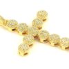 10KY 0.75CTW DIAMOND HALF GLOBE PENDANT – product view