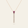 Match Sapphire Diamond Necklace – product view