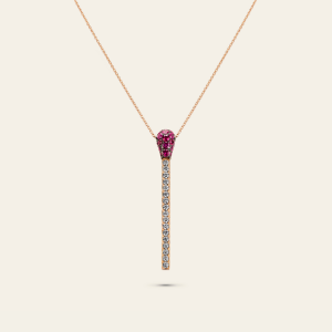 Match Ruby Diamond Necklace – product view