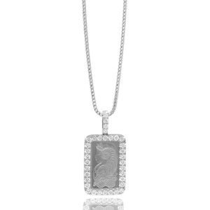Milli 5g Suisse Platinum Bar (Lady Fortuna, Fully Iced)