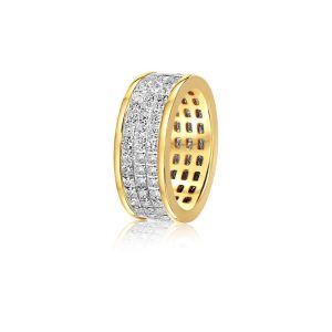 Monte Eternity Ring (3-Row)