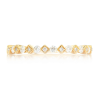 Two Row Tiara Crown Ring – White Gold / 7 – product view
