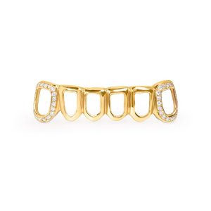 Open Face Diamond Grill (Iced Fangs)