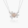 Gold Diamond Initial Pendant – product view