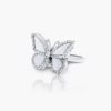10k Ladies Princess Round Diamond Bridal Ring Set with Bridge Effect 1.0 ct) – product view
