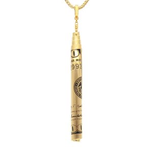 Rolled Up 100 Dollar Bill
