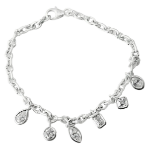 MULTI STONE UMLAUT BRACELET