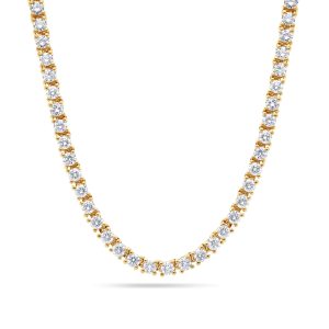 Vincent Diamond Tennis Necklace (25-Point)