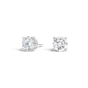 Diamond studs 1 ct total GIA