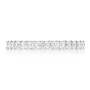 Circle Milgrain Twist Diamond Wedding Band Ring – Yellow Gold / 6.5 – product view