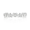 Nine Stone Round & Princess Diamond Ring – White Gold / 6.5 – product view