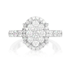 Classic Yellow Diamond Double Halo Engagement Ring – Two-Tone / 6.5 – product view