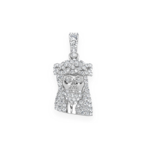 Heritage Jesus Piece - 0.33ctw / White Gold
