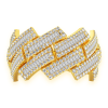 Bulldog Signet Diamond Ring – Yellow Gold / 10 – product view