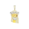 Chai Hebrew Pendant – 0.30ctw / Yellow Gold – product view
