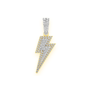Super Lightning Pendant - 0.40ctw / Yellow Gold