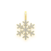 Engravable Shield Diamond Pendant – Yellow Gold – product view