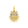 US Dollar Sign Diamond Pendant – 0.20ctw / Yellow Gold – product view
