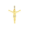 Angle Diamond Cross – 0.05ctw / Yellow Gold – product view