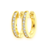 Quad Diamond Studs – 0.25ctw / Yellow Gold – product view