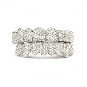 JDWR-043 - 10K SI Honeycomb Diamond Grillz