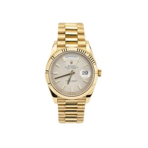 Gold Rolex Oyster Perpetual Daydate 40mm Beige Dial